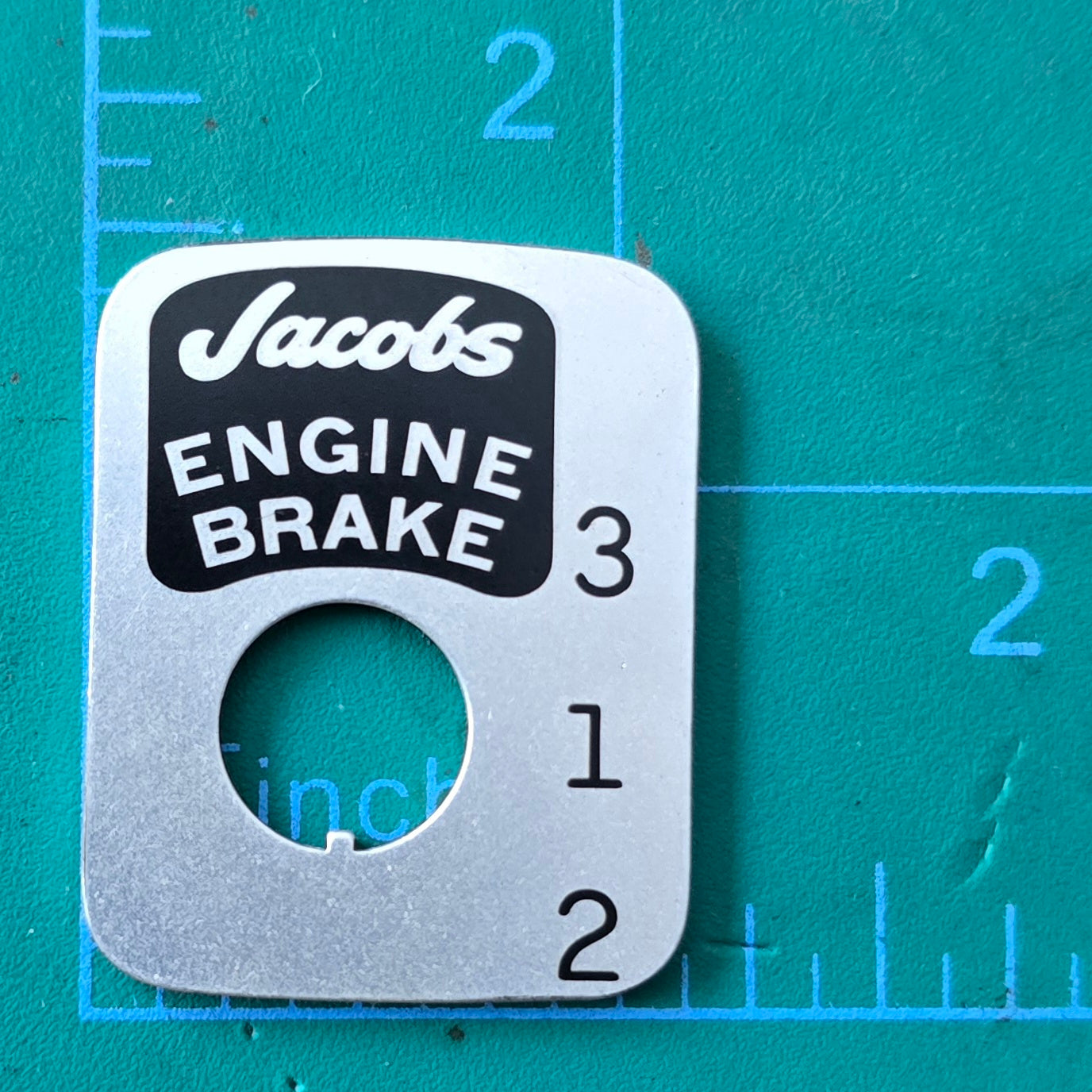 Jake Brake 1 2 3 Switch Plate