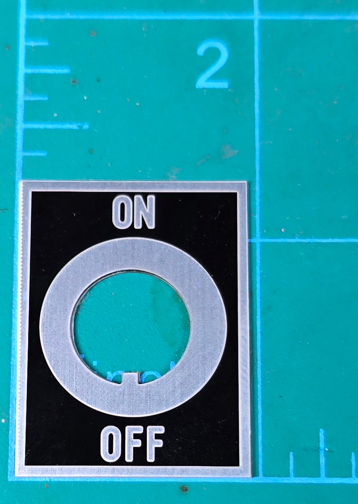 On OFF Toggle Switch Label Plate – The Tag Guy