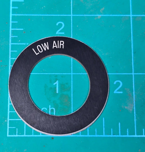 Kenworth Low Air Indicator Light Plate – The Tag Guy