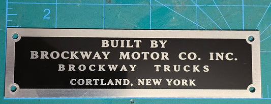 Built By Brockway Build Plate