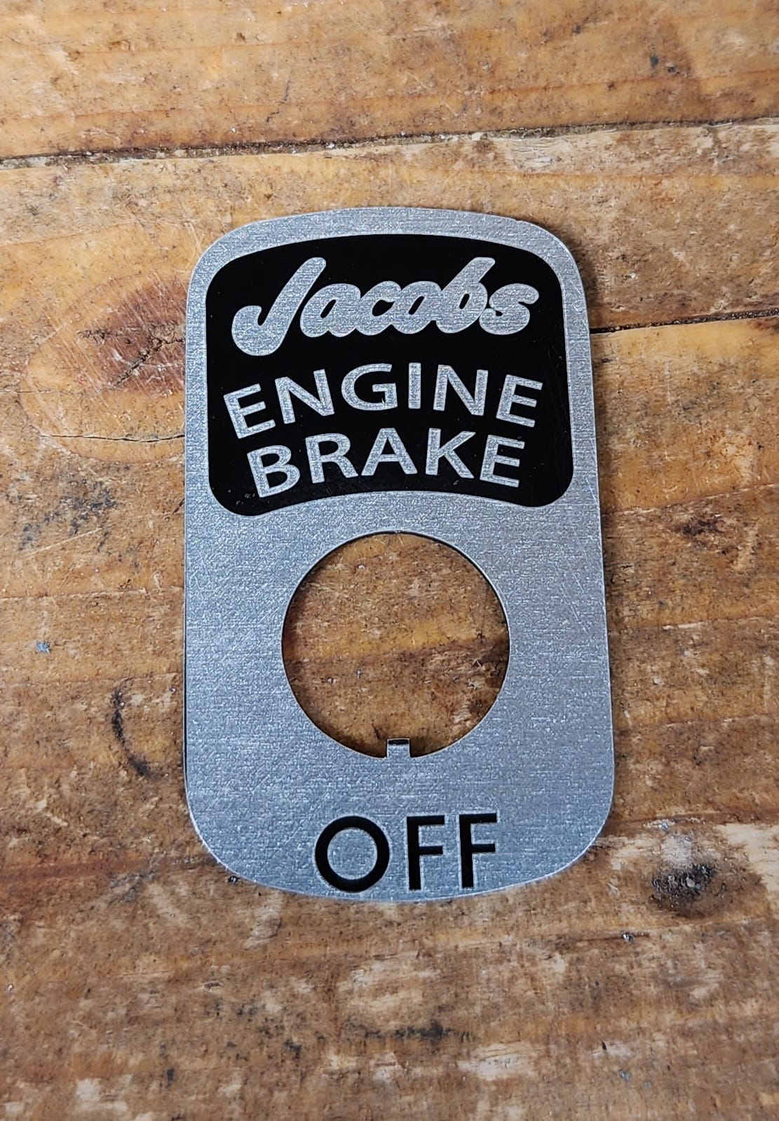 Jake Brake Switch Plate – The Tag Guy